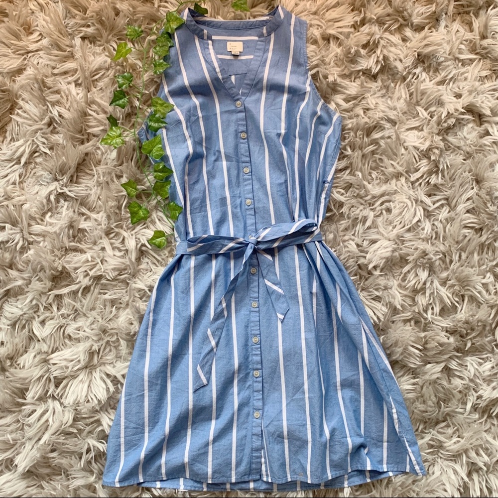 Button Up Collared Dress